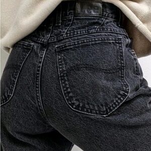 Vintage Lee High Waisted Lee Denim Mom Jeans